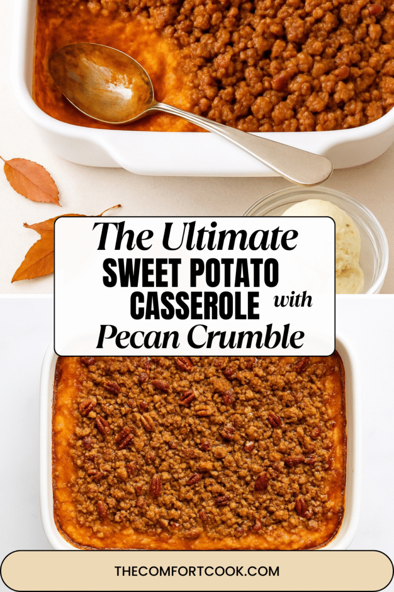 Sweet potato casserole pin